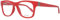 Diesel Brillengestelle DL5041 52066 Rechteckig Brillengestelle 52, Rot