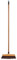 Elliott 29 cm Synthetic Fibre Wood Effect Stiff Bristle Broom Head with 1.2 m Handle - Ideal for Indoor use at Home