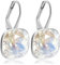 925 Silberohrringe Kristalle Moonlight Ohrhänger kurz modern NOBEL SCHMUCK