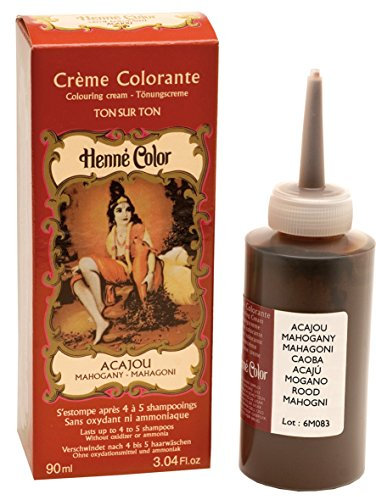 Henne Color Mahogany Henna Hair Colouring Cream 90 ml