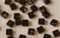 100 St. Softglas- Mosaiksteine Glitzer 1x1cm schwarz Nr:2,Glitter Mosaik ca. 85g