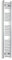 Companyblue 200mm wide x 1400mm high Small Narrow Heated Towel Rail Straight Flat Chrome Bathroom Warmer Radiator Rack