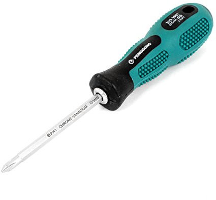 Sourcingmap® Antislip Handle 5 x 85mm PH1 Phillips Slotted Dual Purpose Screwdriver