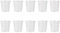 Lot de 10 pots transparents pour orchidées, diamètre 17 cm