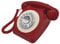 Benross 44510 - Telefono classico stile vintage, colore: Rosso