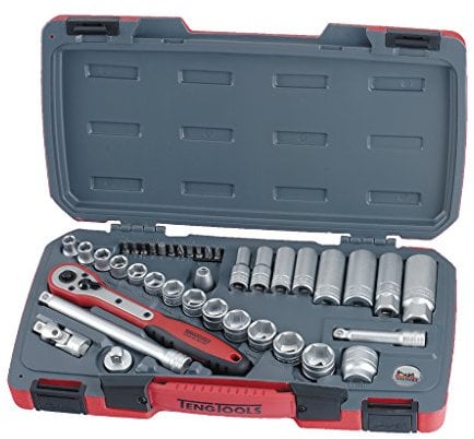 Tengtools T3839 - Juego de llaves de vaso 3/8 de 39 piezas