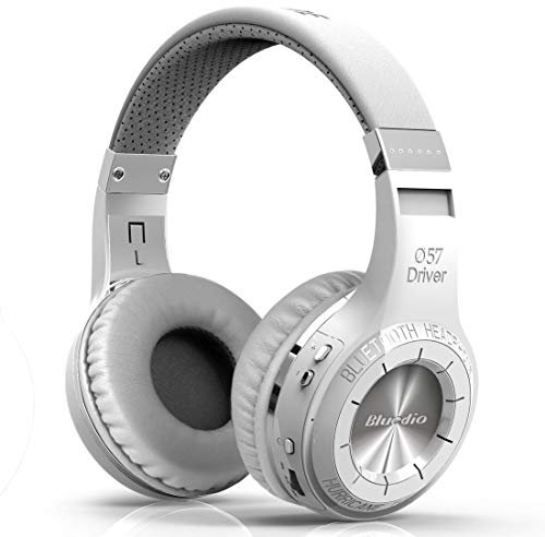 Bluedio HT(Shooting Brake) Wireless Auricolari Cuffie Bluetooth 4.1 Stereo Headphones (White)