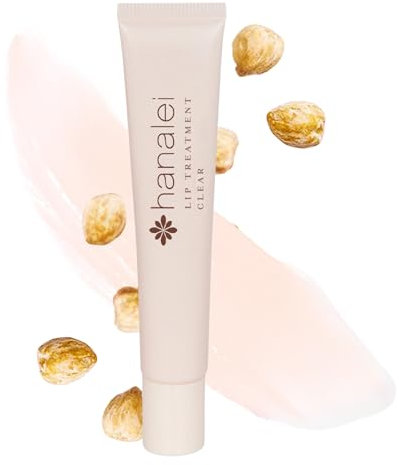 Lippenpflege von Hanalei, mit Kukuiöl, Sheabutter, Agave und Traubenkernöl. Beruhigt trockene Lippen (tierversuchsfrei, parabenfrei) Klar (15 g / 15 ml)