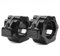 Gymforward Barbell Collar Locks 1 Bar Clamp Weight Lifting Quick Release Collars, 1Pair (23-26MM)