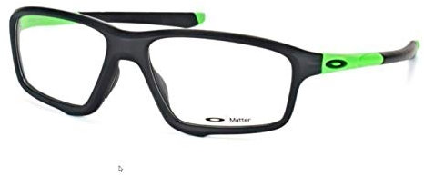 Oakley OO8076-05 Crosslink Zero Green Fade Collection - Olympic Games, Black/Green, 56mm, Eyewear Frames