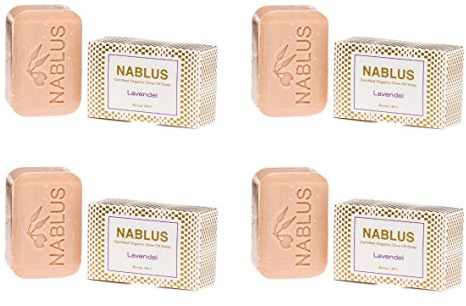 Natürliche Olivenölseife Lavendel 4x 100g im Set