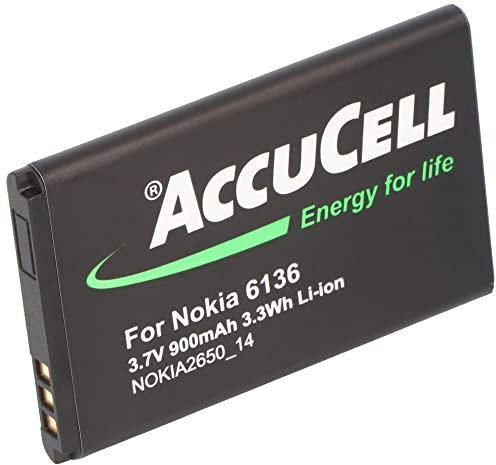 AccuCell Akku kompatibel mit Nokia 6100, BL-4C