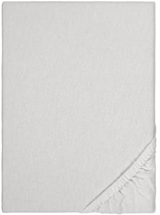 biberna Feinbiber-Spannbetttuch 0002744 sturmgrau 1x 90x190 cm - 100x200 cm