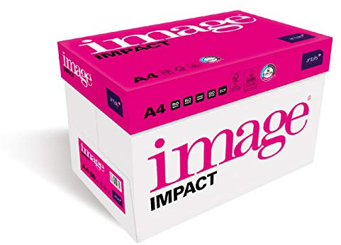 Image Impact Kopierpapier A4 120 g/m² FSC Mix Credit – 5 x 250 Blatt – weiß, holzfrei – für Laser, Inkjet, Kopierer, Büro & Farbdruck