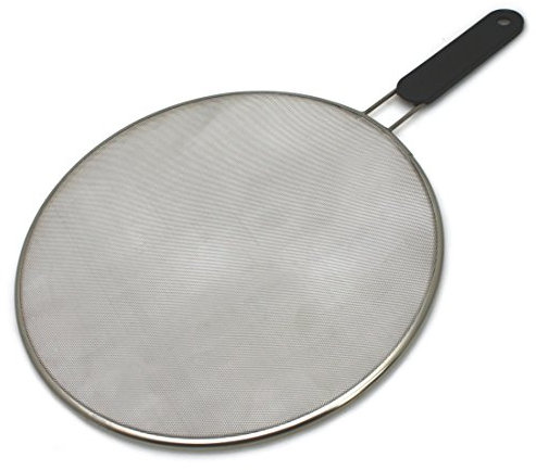 Metaltex 206029080 - Tapadera de sartén para Evitar Salpicaduras (Acero Inoxidable, 29 cm)