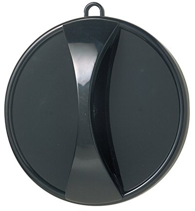 Comair 3011990 Kabinett-Spiegel Executive, rund 29 cm, schwarz