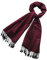 nella-mode Edler & Eleganter Schal, Stola; - Florales Muster; - Farbe: Dunkelrot/Blau