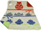 Babydecke Fablio Eule & Vogel aus Bio-Baumwolle 75x100 cm