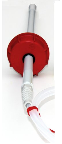 Sauglanze PVC D16mm PVC-Schlauch 4x6mm Verschluß Rot Nr.61 für Dosieranlagen