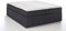 3F FURNITURE FOR FRIENDS Boxspringbett Bella Anthrazit 220x220 cm H2/H3, 7-Zonen Taschenfederkernmatratze inkl. Visco-Topper, ohne Kopfteil