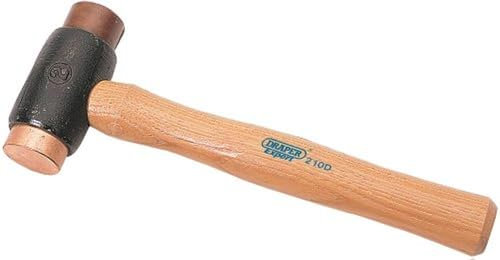 Draper Expert 20088 - Martello con testa in rame e pelle grezza, 1100 g, colore: Blu