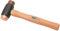 Draper Expert 20088 - Martello con testa in rame e pelle grezza, 1100 g, colore: Blu