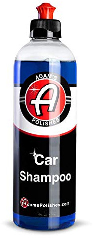 Adam's Car Shampoo (16oz) - pH Best Biodegradable Car Wash Soap for Foam Cannon, Spray Gun or Bucket - High Foam, Scratch-Free Auto Detailing for Cars, Trucks, RVs & Motorcycles
