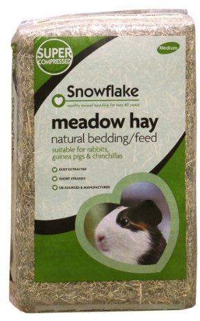 Snowflake Meadow Hay Feed and Bedding, Medium