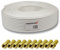 Premium X 50m DELUXE PRO Koaxialkabel 135dB 5-Fach geschirmt, reines Kupfer SAT Antennenkabel 10x F-Stecker (0,70EUR/M)