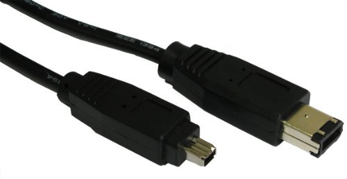 Firewire IEEE 1394 4 Polig Zum 6 Polig Kabel DV-Out Camcorder Anschlusskabel 1 m [1 Meter/1m]