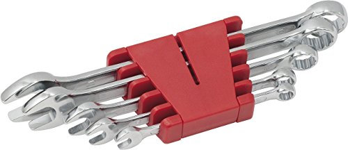 KS Tools 517.0045 CLASSIC Ringmaulschlüssel-Satz, abgewinkelt, 5-tlg. 8-19mm