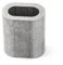 10 x PRESSKLEMME FÜR SEIL 4mm Aluminium Drahtseilklemme Stahlseil Seil Draht Stahl Drahtseil
