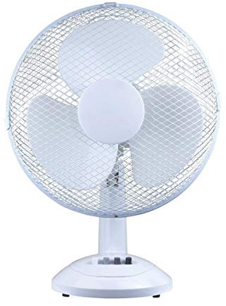 5 Star Desk Fan Oscillating Tilt and Lock 48.5Db 3-Speed H500mm Dia.305mm