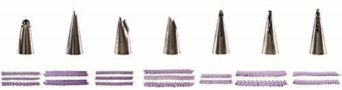 PME - Douilles en Acier Inoxydable Sans Soudure, Lot de 7