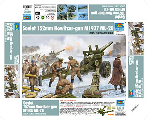 Trumpeter 02315 Modellbausatz Soviet 152mm Howitzer-gun M1937 (ML-20)