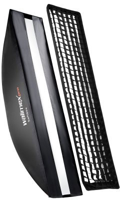 Walimex Pro Softbox PLUS Orange Line 22x90 cm für Elinchrom