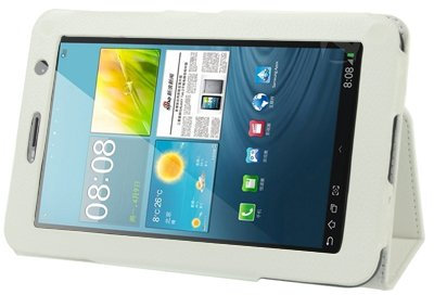 Etui Housse Cuir Blanc pour Samsung Galaxy Tab 2 7 P3100 - TechExpert
