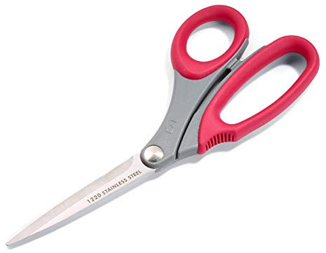 HOBBY Schere, Größe:8'' / 21 cm, Rot