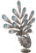 GLOBO LED Solarleuchte Pfau Außenbeleuchtung Dekoration Beleuchtung Gartenleuchte Lampe 33309