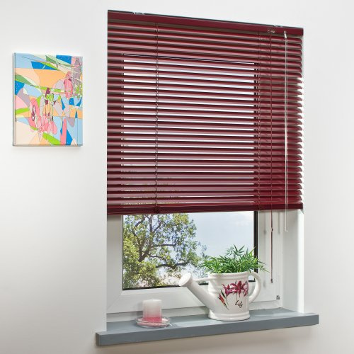 Liedeco | Aluminium-Jalousie | Bordeaux B100cm x H160cm