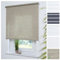 Liedeco® Rollo, Fenster Rollo, Kettenzug-Rollo / 92 x 180 cm (Breite x Höhe), Struktur Natur Sand/Stoff mit Dekor, Lichtdurchlässig, Blickdicht/viele Farben, Größen/Variable Montage möglich