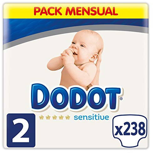 Dodot Protection Sensitive - Tücher Größe 3 (5-10 kg), Packung mit 3 x 74 Tüchern - Gesamt: 222 Tücher