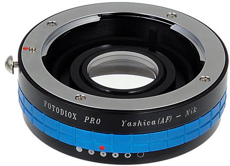 Fotodiox Pro Adattatore per lenti della fotocamera, per Yashica AF su Nikon F-per fotocamere DSLR con sistema