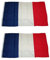 Lot de deux Drapeaux FRANCE neuf sous blister 150 x 90 cm