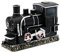 Dekohelden24 Räucher - Lokomotive, Höhe 11 cm Breite 6,5 cm Länge 16 cm