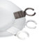 Franmara Plastic Vino Plate Clip for Holding Stemmed Wine Glasses, White, 3 1/2 Long