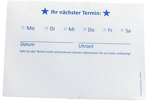 10 x Terminblöcke Terminblock Nr.4 -Terminzettel Termine - Praxis Studio Ärzte Frisör, Maniküre (22680_39K)