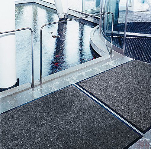 miltex 31041 Schmutzfangmatte Olefin, 122 x 183 cm, grau