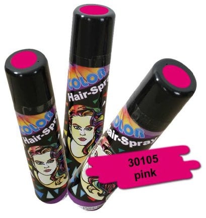 FASCHING 30105 Hairspray color pink, Haarspray mit Farbe NEU/OVP
