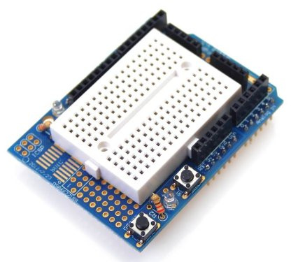 Hobby Components Arduino compatible Prototype Shield with Mini Breadboard